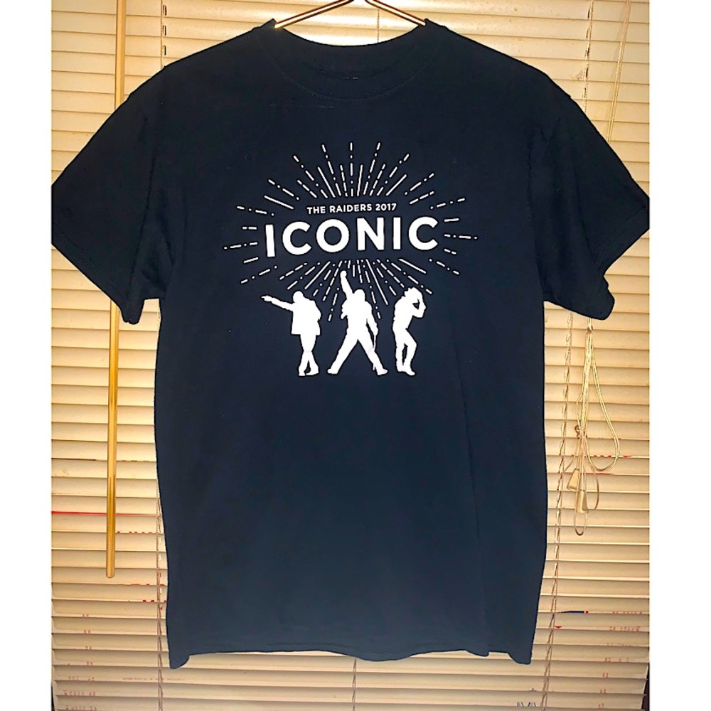 The Raiders 2017 Iconic concert tour double sided graphic T-shirt